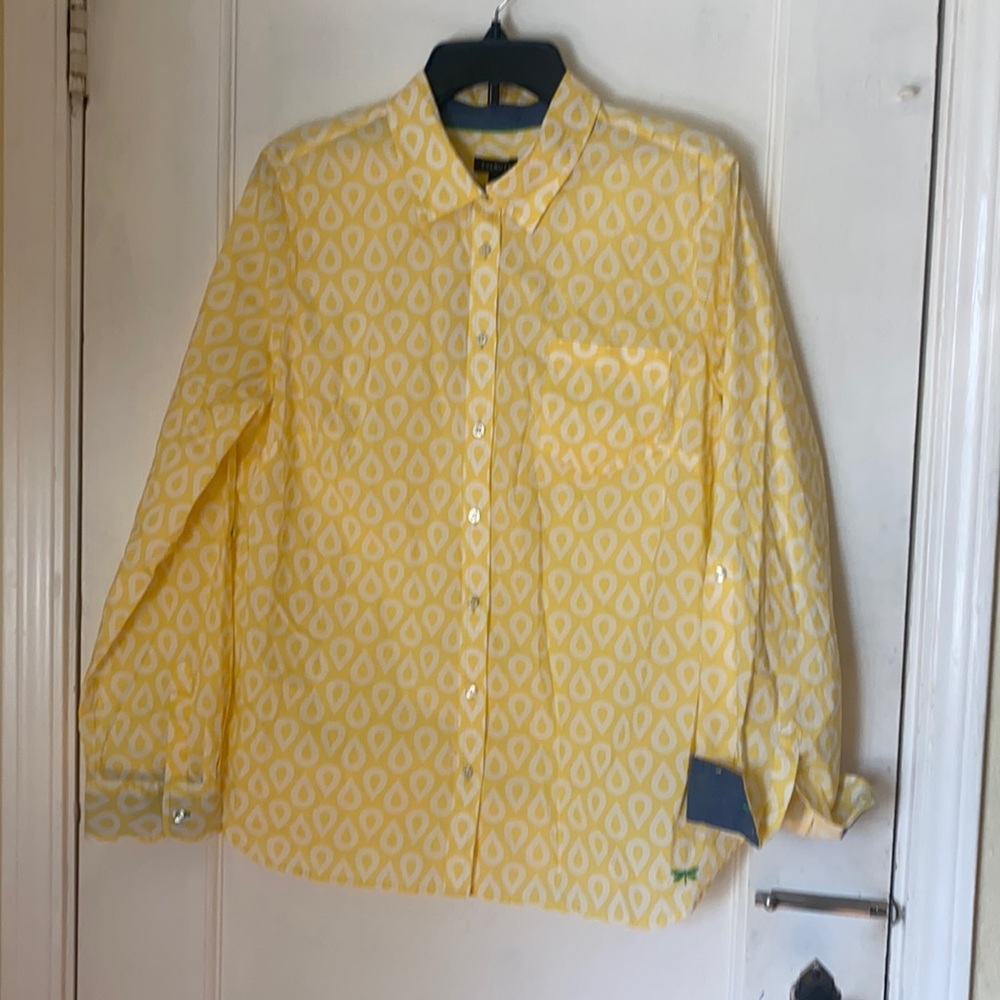 Talbots long sleeve button up NWT